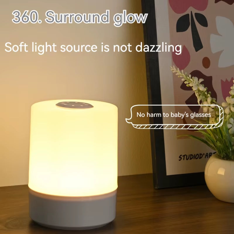 Led Night Lights Bedside Dimmable Charging Desktop Night Lamps Bedroom Bedside Lighting Decoration Touch Reading Led Table Lamps